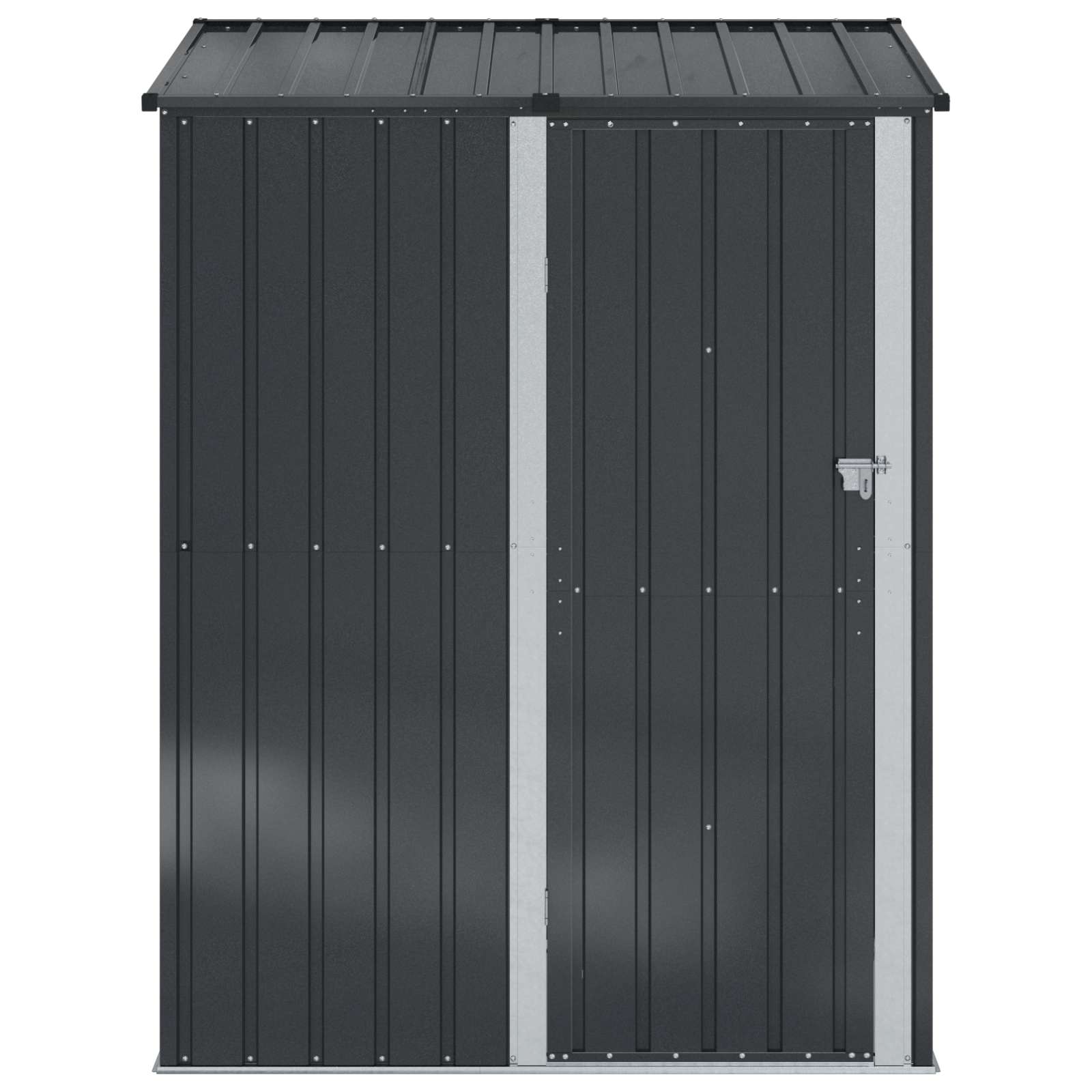 vidaXL Schowki ogrodowe Antracyt 153,5 x 86 x 200 cm Metal
