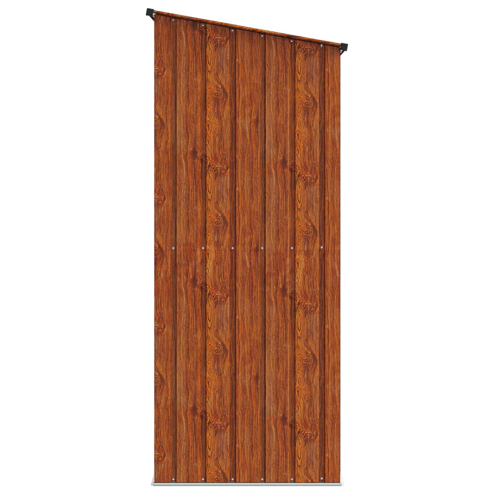 vidaXL Schowki ogrodowe Brązowy 153,5 x 86 x 200 cm Metal