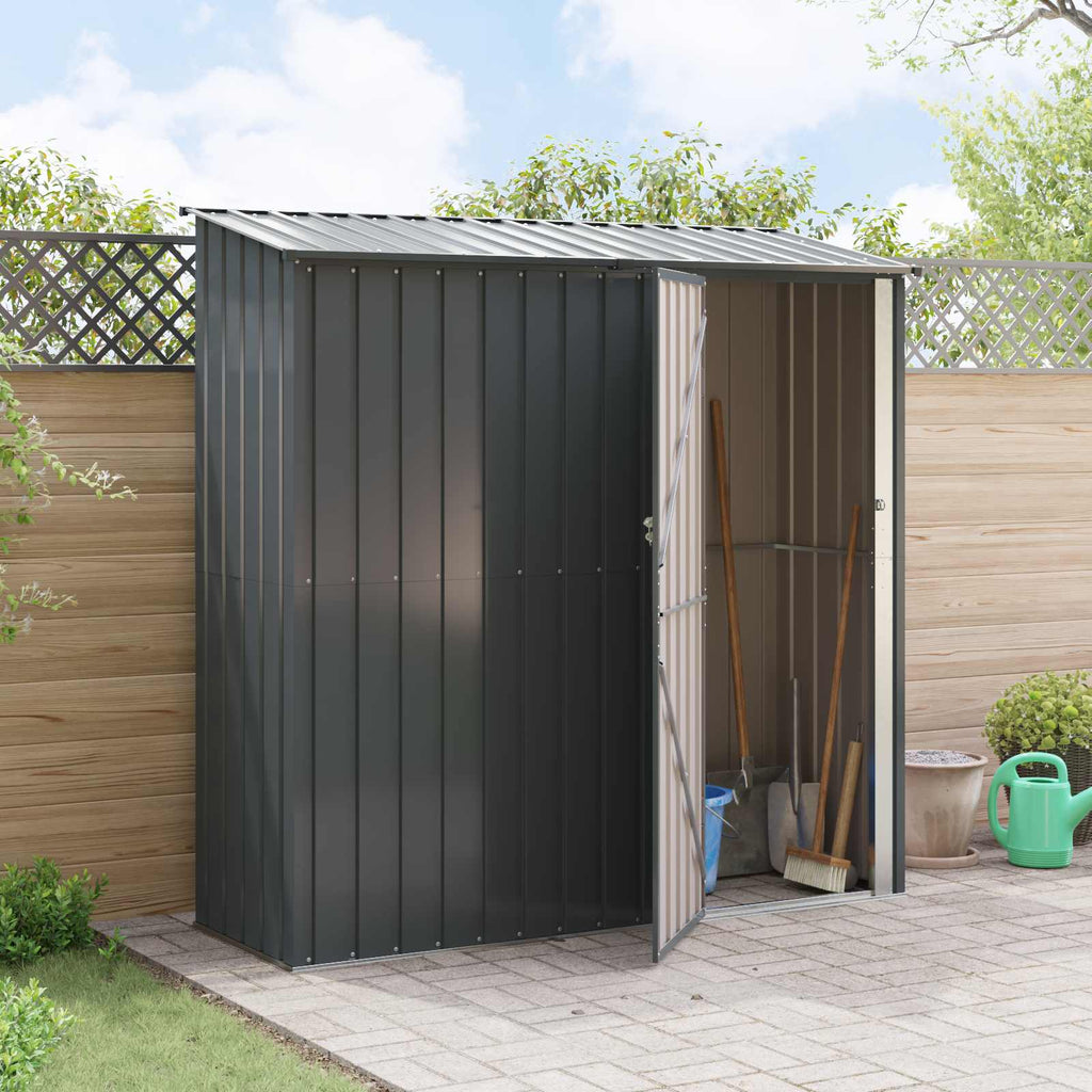 vidaXL Schowki ogrodowe Antracyt 203,5 x 73 x 200 cm Metal