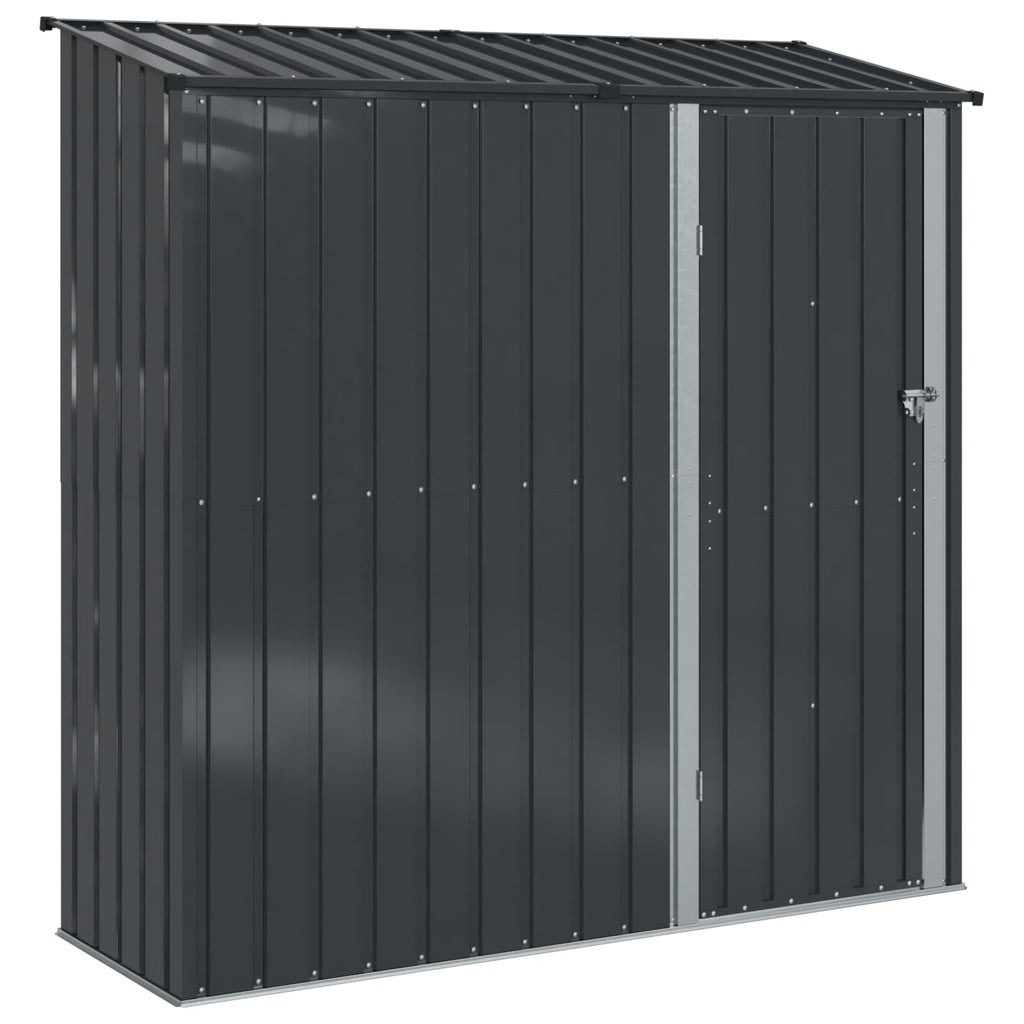 vidaXL Schowki ogrodowe Antracyt 203,5 x 73 x 200 cm Metal