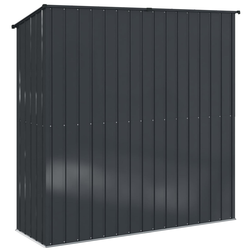vidaXL Schowki ogrodowe Antracyt 203,5 x 73 x 200 cm Metal