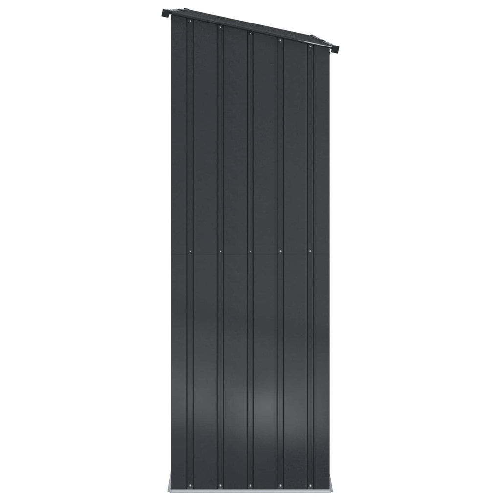 vidaXL Schowki ogrodowe Antracyt 203,5 x 73 x 200 cm Metal