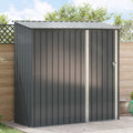vidaXL Schowki ogrodowe Antracyt 203 x 85,5 x 200 cm Metal