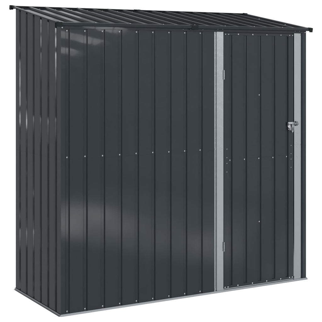 vidaXL Schowki ogrodowe Antracyt 203 x 85,5 x 200 cm Metal