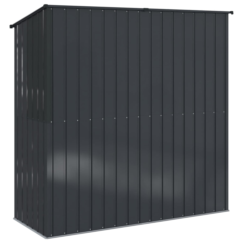 vidaXL Schowki ogrodowe Antracyt 203 x 85,5 x 200 cm Metal