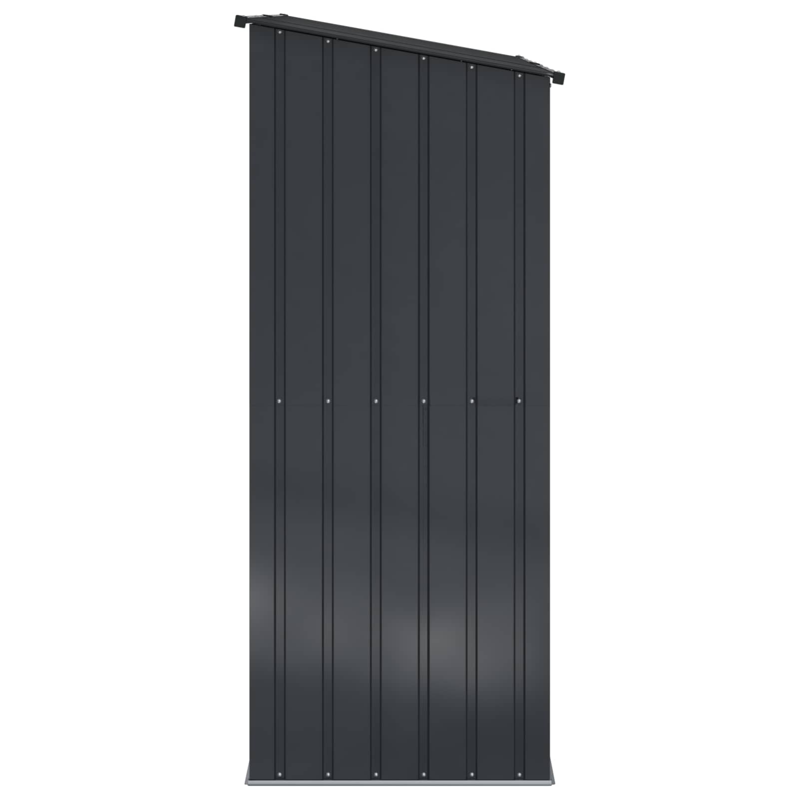 vidaXL Schowki ogrodowe Antracyt 203 x 85,5 x 200 cm Metal
