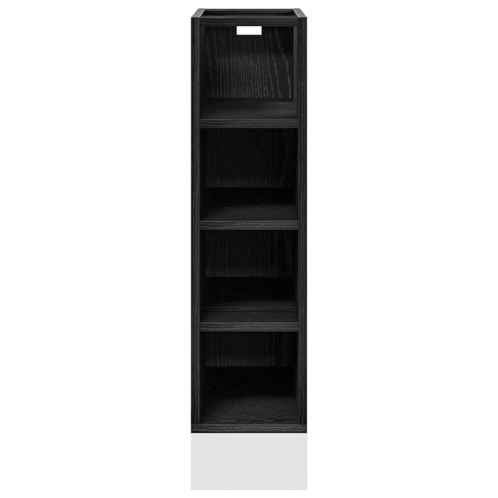 vidaXL Szafka kuchenne podstawowa Czarny dąb 20 x 44,5 x 81,5 cm