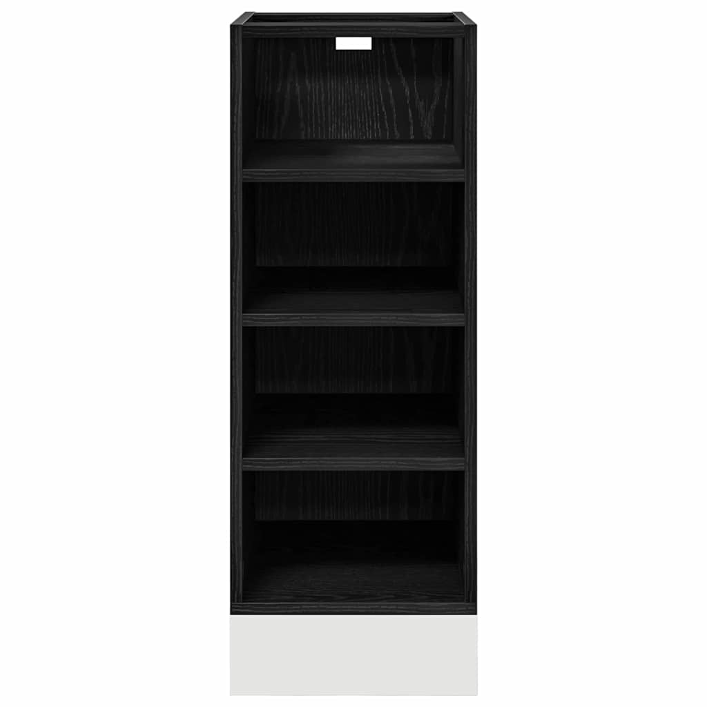 vidaXL Szafka kuchenne podstawowa Czarny dąb 30 x 44,5 x 81,5 cm