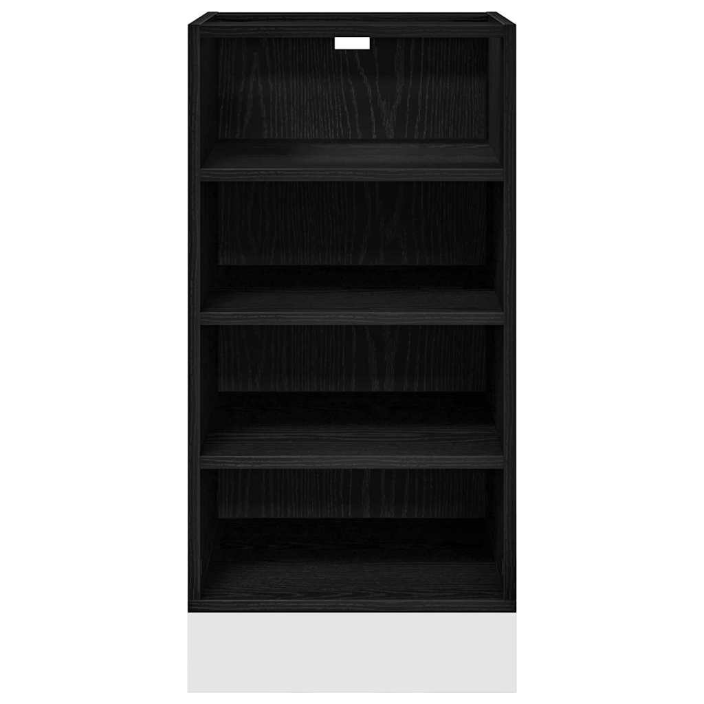 vidaXL Szafka kuchenne podstawowa Czarny dąb 40 x 44,5 x 81,5 cm