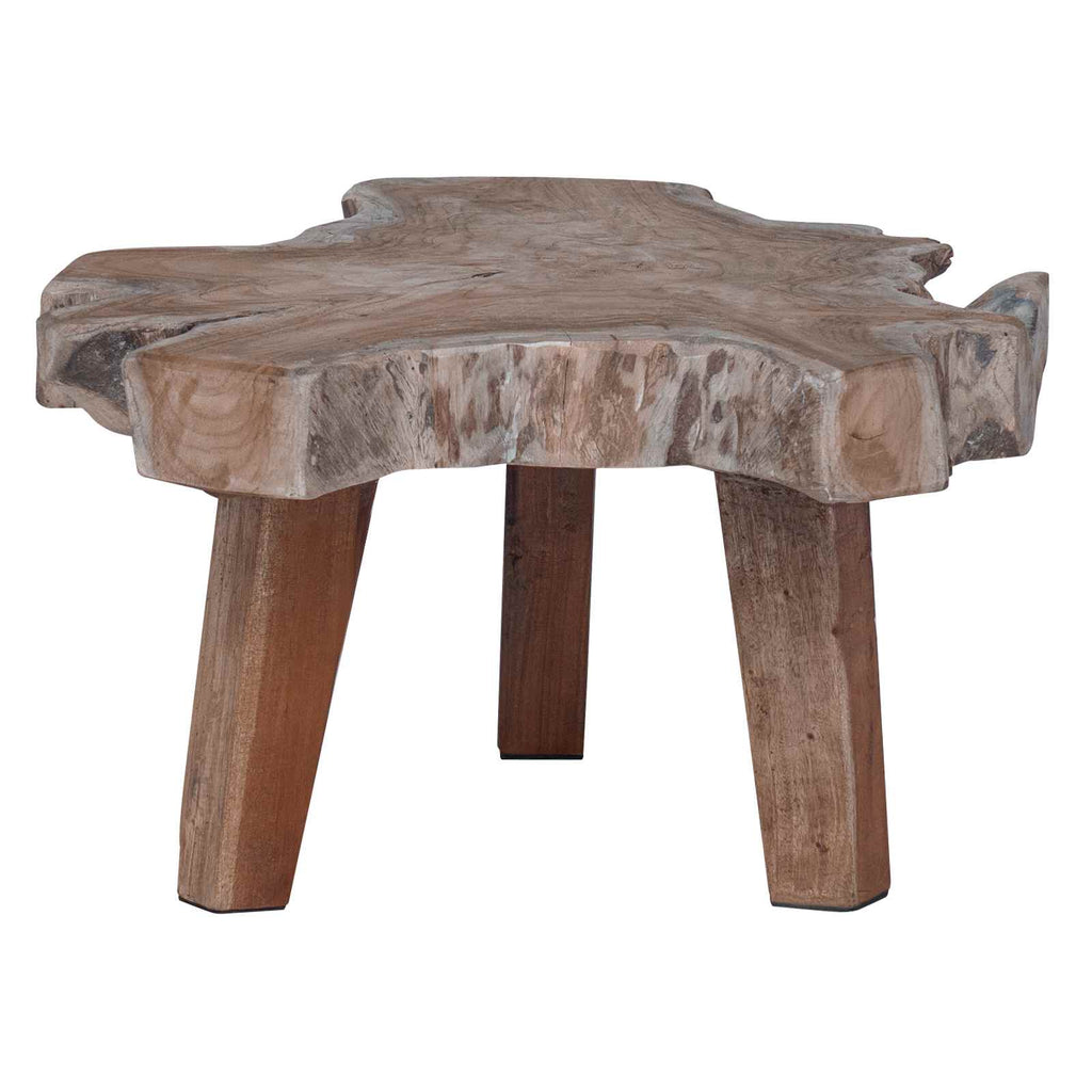 vidaXL Stolik nocny Brązowy 40 x 40 x 25 cm Lite Drewno Recyklingowe