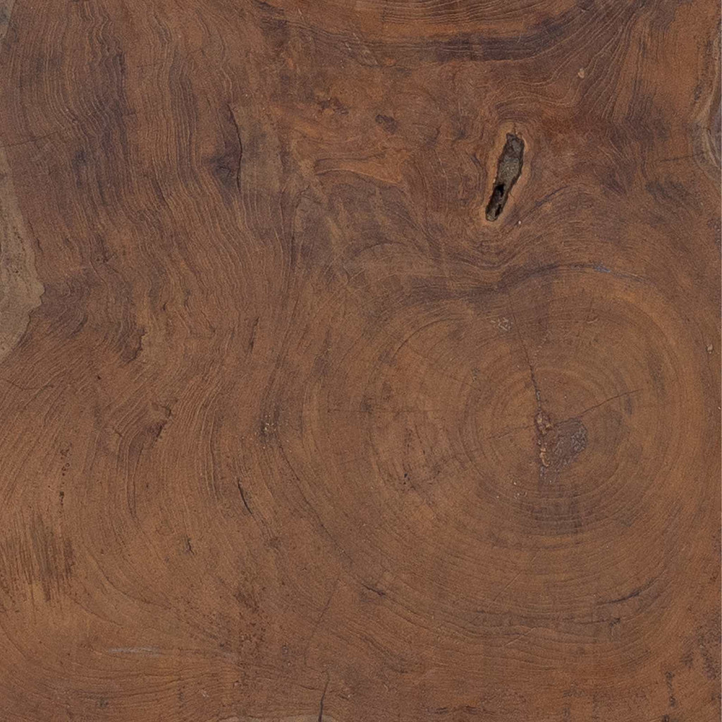 vidaXL Hak na płaszcze Naturalny 50 x 10 x 25 cm Lite drewno mahoniowe