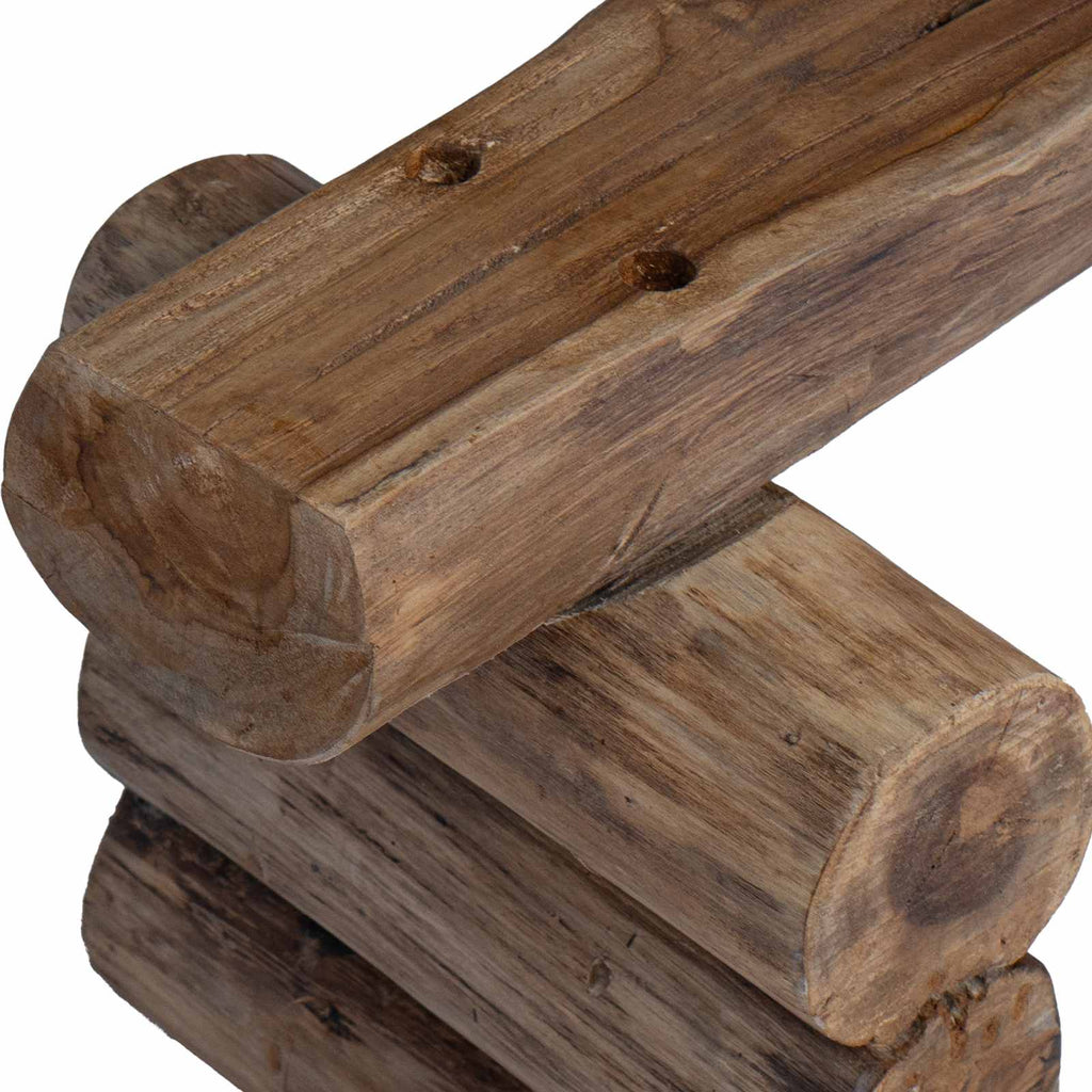 vidaXL ławka Naturalny 110 x 30 x 34 cm Lite drewno teakowe