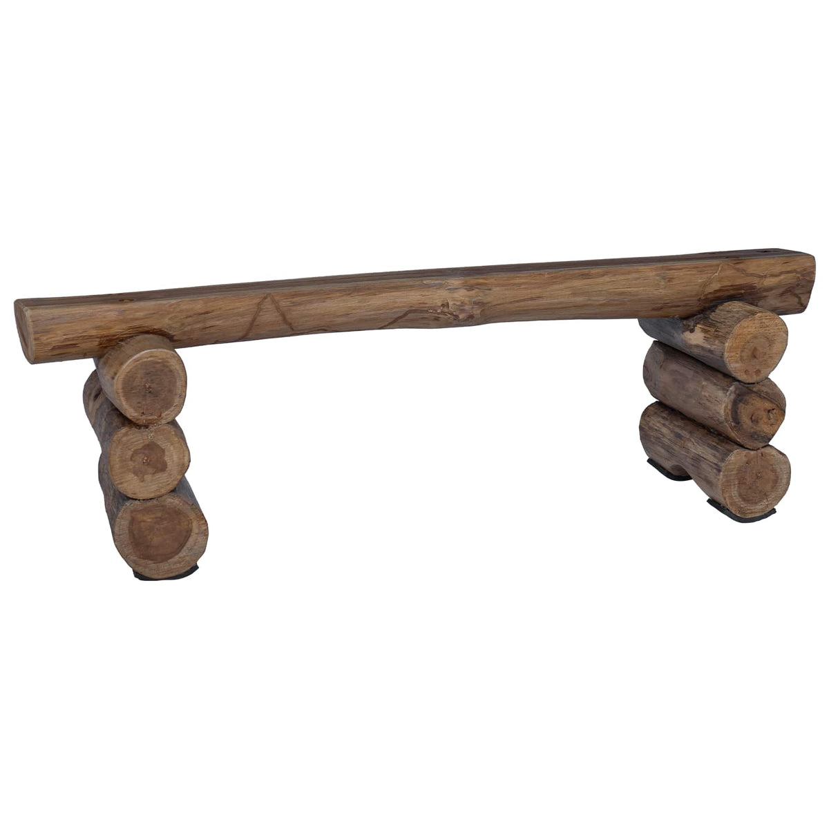 vidaXL ławka Naturalny 110 x 30 x 34 cm Lite drewno teakowe