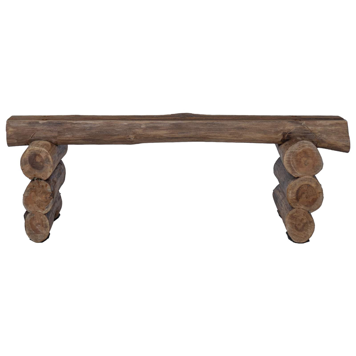 vidaXL ławka Naturalny 110 x 30 x 34 cm Lite drewno teakowe