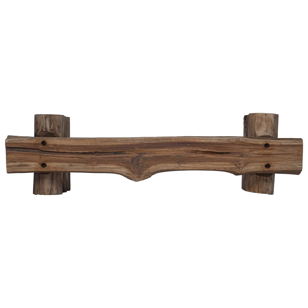 vidaXL ławka Naturalny 110 x 30 x 34 cm Lite drewno teakowe