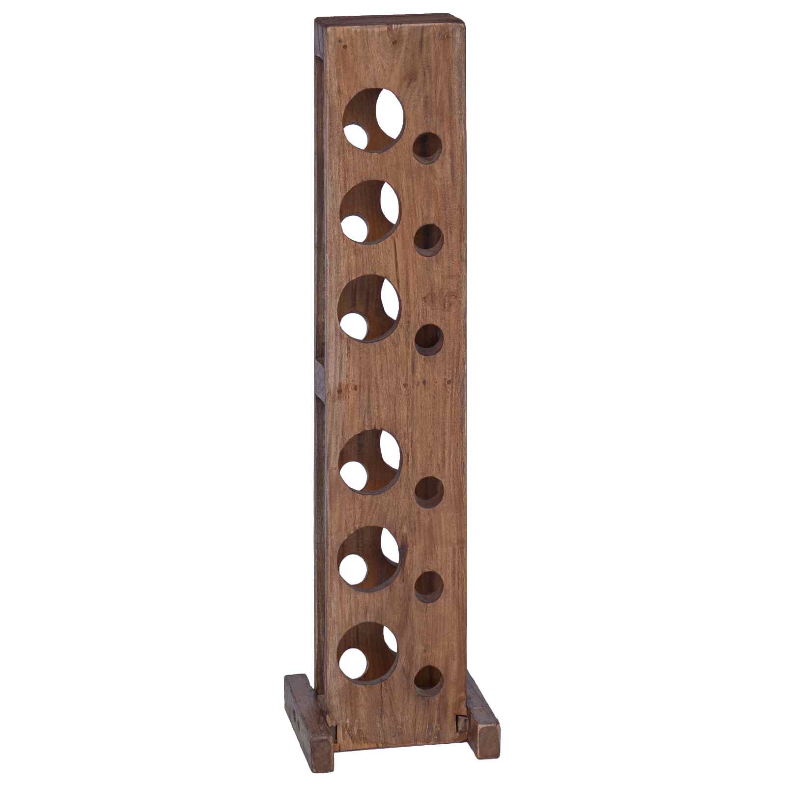 vidaXL Stojak Brązowy 20 x 25 x 100 cm Lite drewno mahoniowe