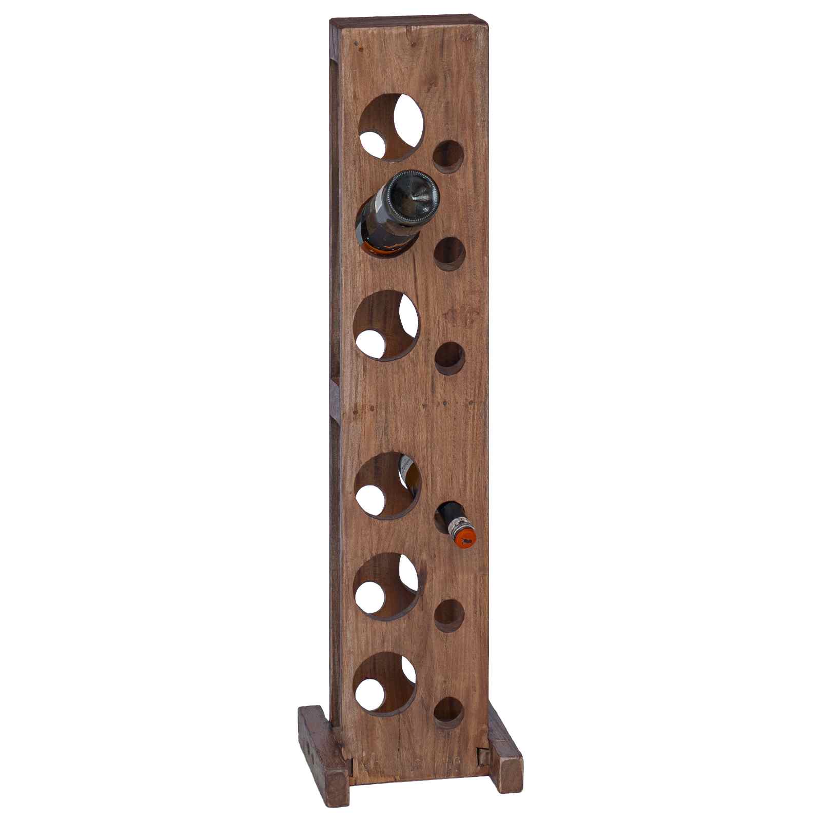 vidaXL Stojak Brązowy 20 x 25 x 100 cm Lite drewno mahoniowe