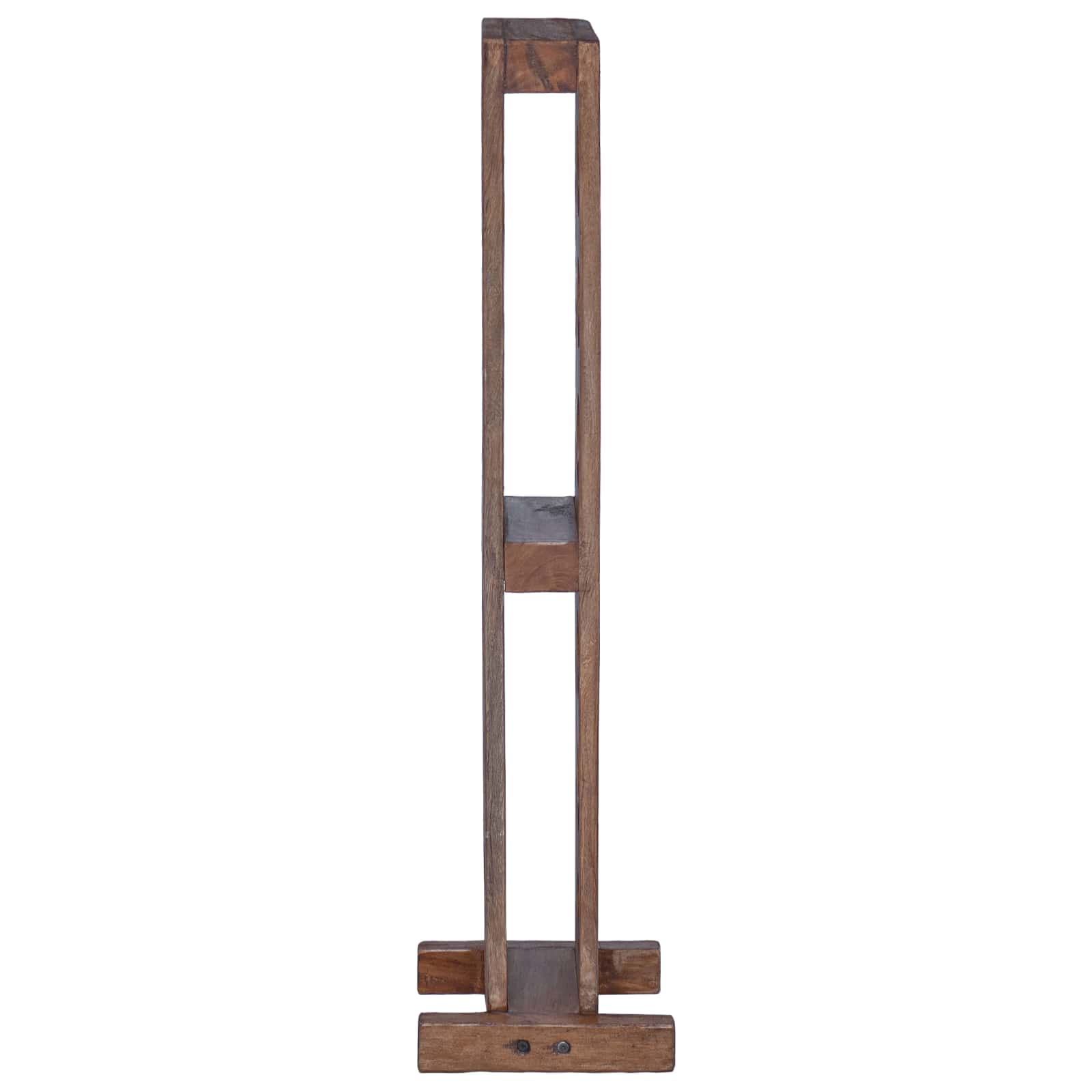 vidaXL Stojak Brązowy 20 x 25 x 100 cm Lite drewno mahoniowe