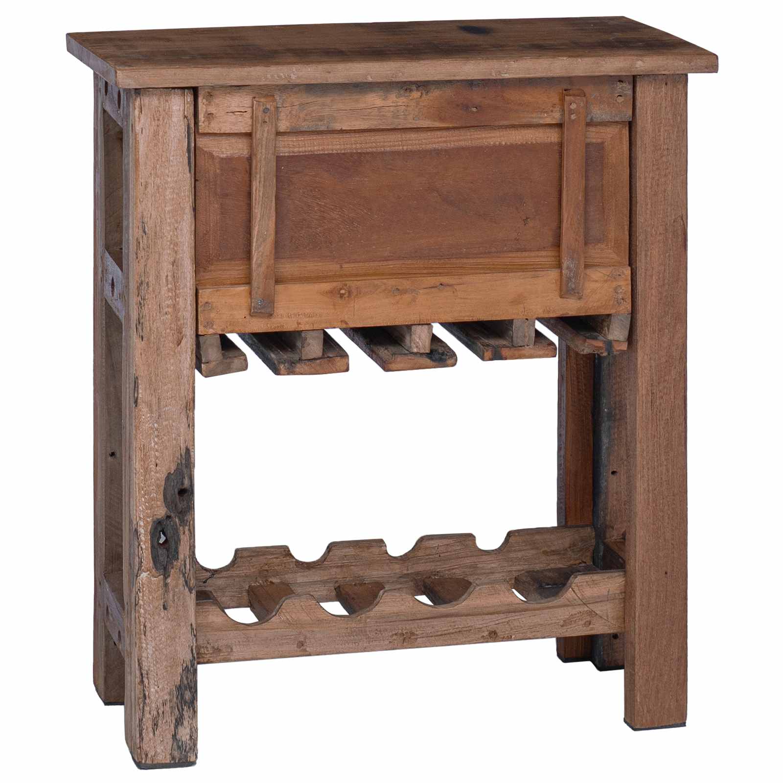 vidaXL Szafkowy Brązowy 60 x 30 x 70 cm Lite Drewno Recyklingowe
