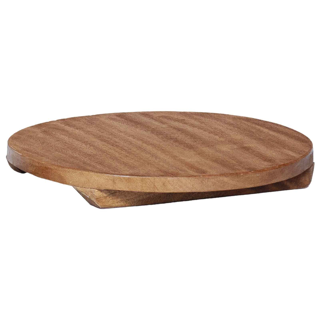 vidaXL Stołek Roślinny 3 szt. naturalny 29 x 29 x 3,5 cm