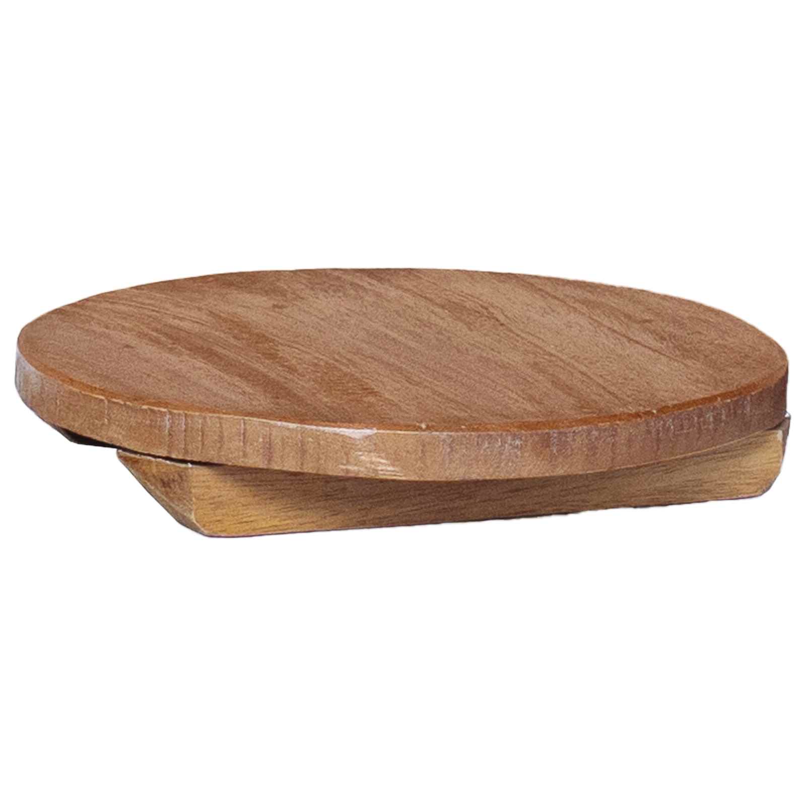 vidaXL Stołek Roślinny 3 szt. naturalny 29 x 29 x 3,5 cm