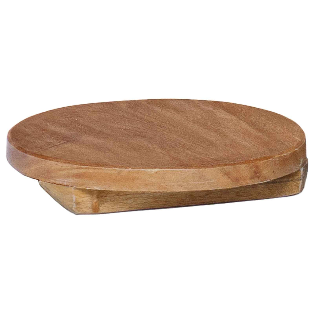 vidaXL Stołek Roślinny 3 szt. naturalny 29 x 29 x 3,5 cm