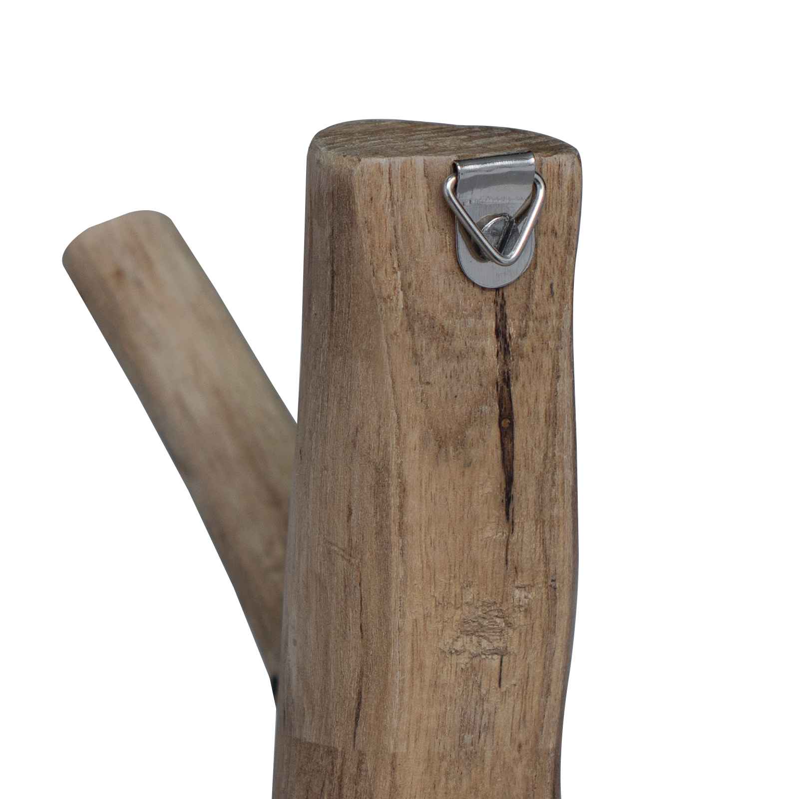 vidaXL Hak Brązowy 4 x 4 x 14 cm Lite Drewno Recyklingowe