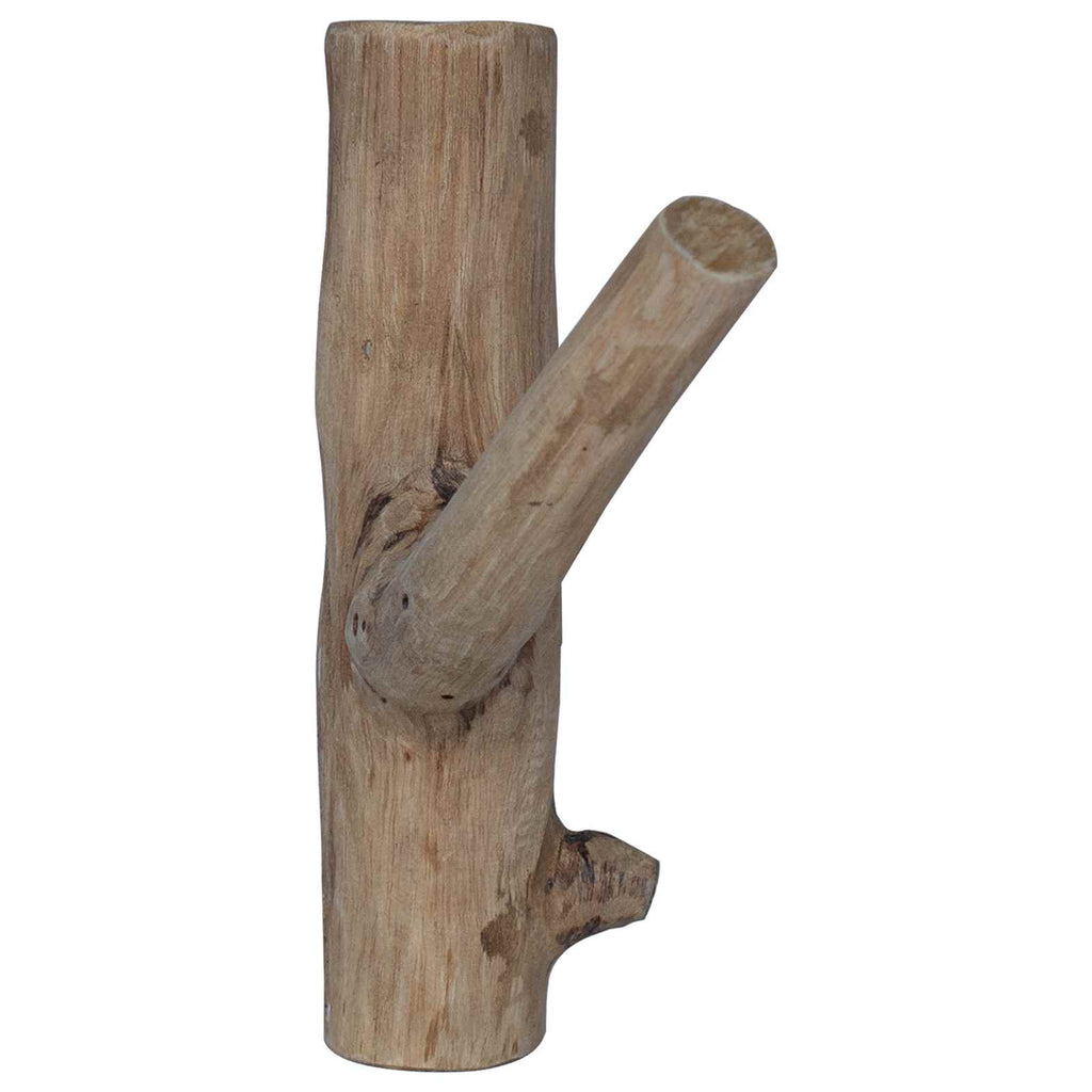 vidaXL Hak Brązowy 4 x 4 x 14 cm Lite Drewno Recyklingowe