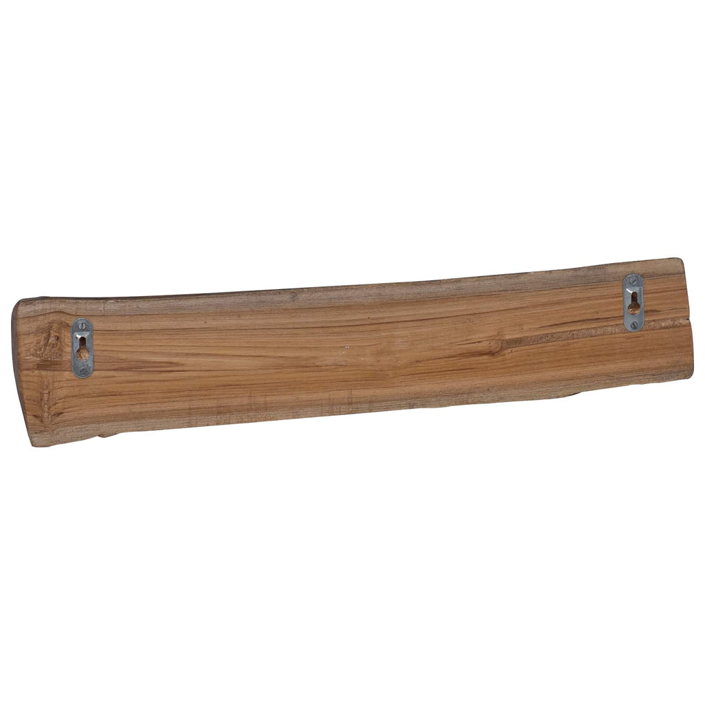 vidaXL Wieszak Brązowy 50 x 8 x 12 cm Lite Drewno Recyklingowe