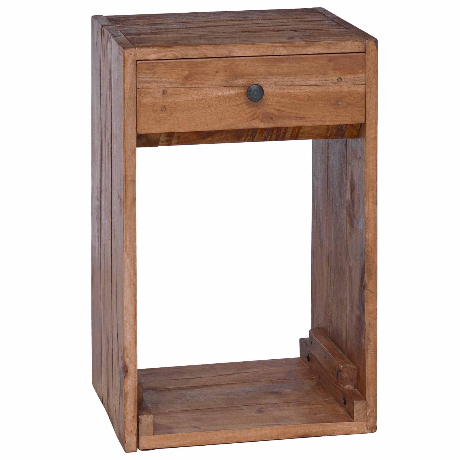 vidaXL Stolik nocny Brązowy 63 x 30 x 79 cm Lite drewno mahoniowe