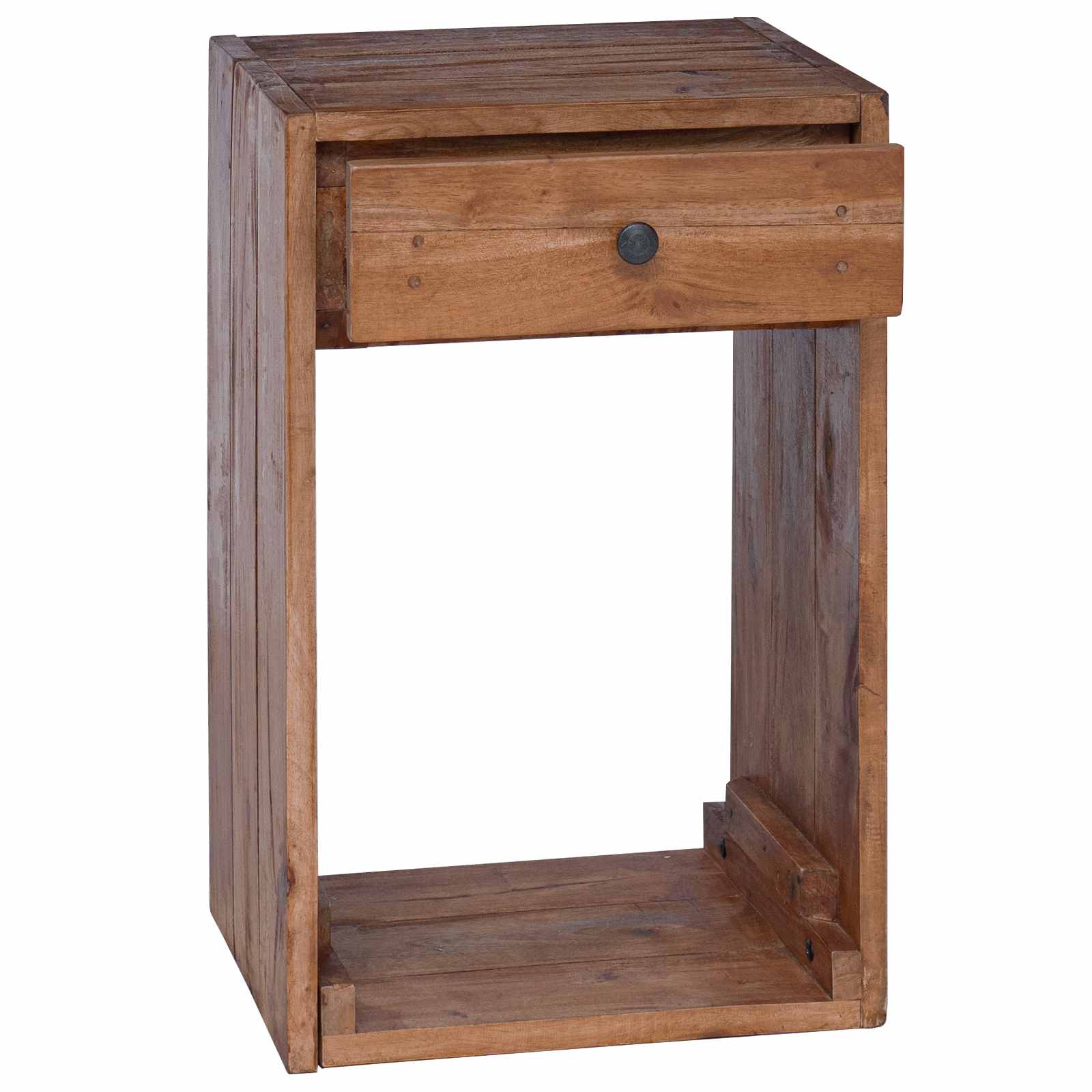 vidaXL Stolik nocny Brązowy 63 x 30 x 79 cm Lite drewno mahoniowe