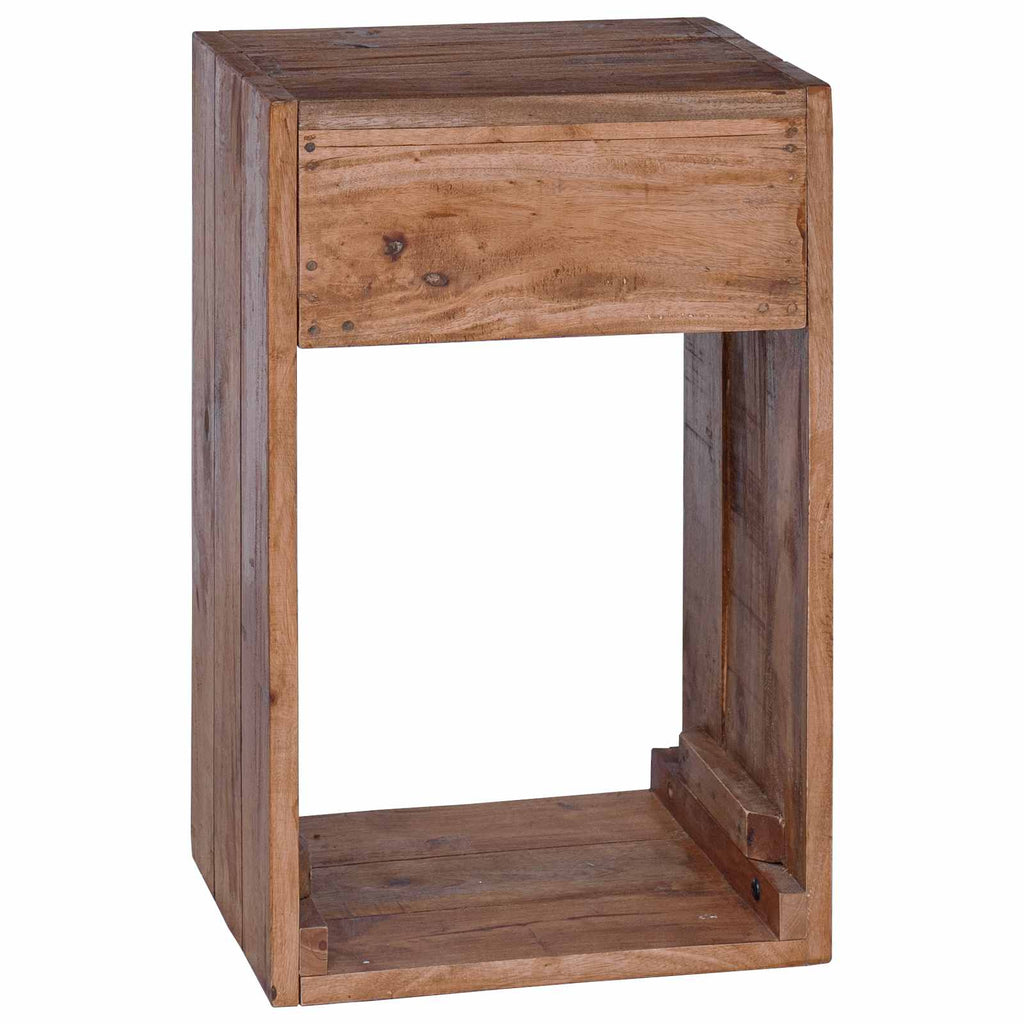 vidaXL Stolik nocny Brązowy 63 x 30 x 79 cm Lite drewno mahoniowe