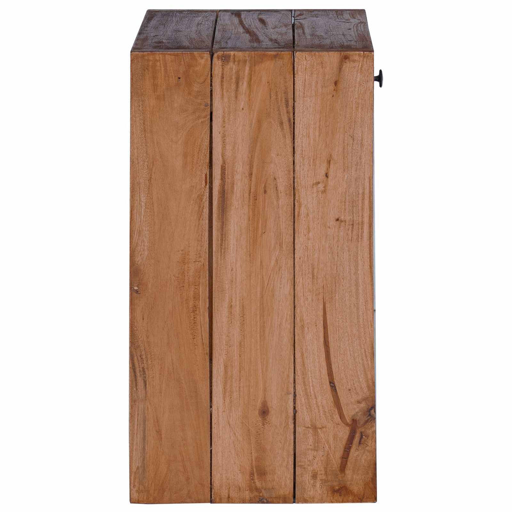 vidaXL Stolik nocny Brązowy 63 x 30 x 79 cm Lite drewno mahoniowe