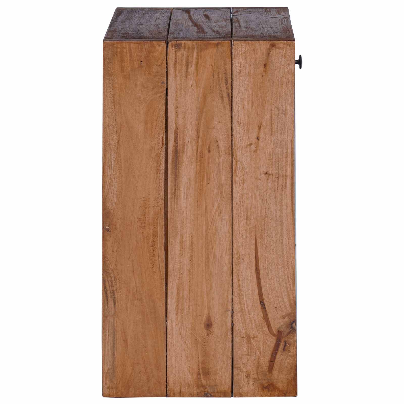 vidaXL Stolik nocny Brązowy 63 x 30 x 79 cm Lite drewno mahoniowe