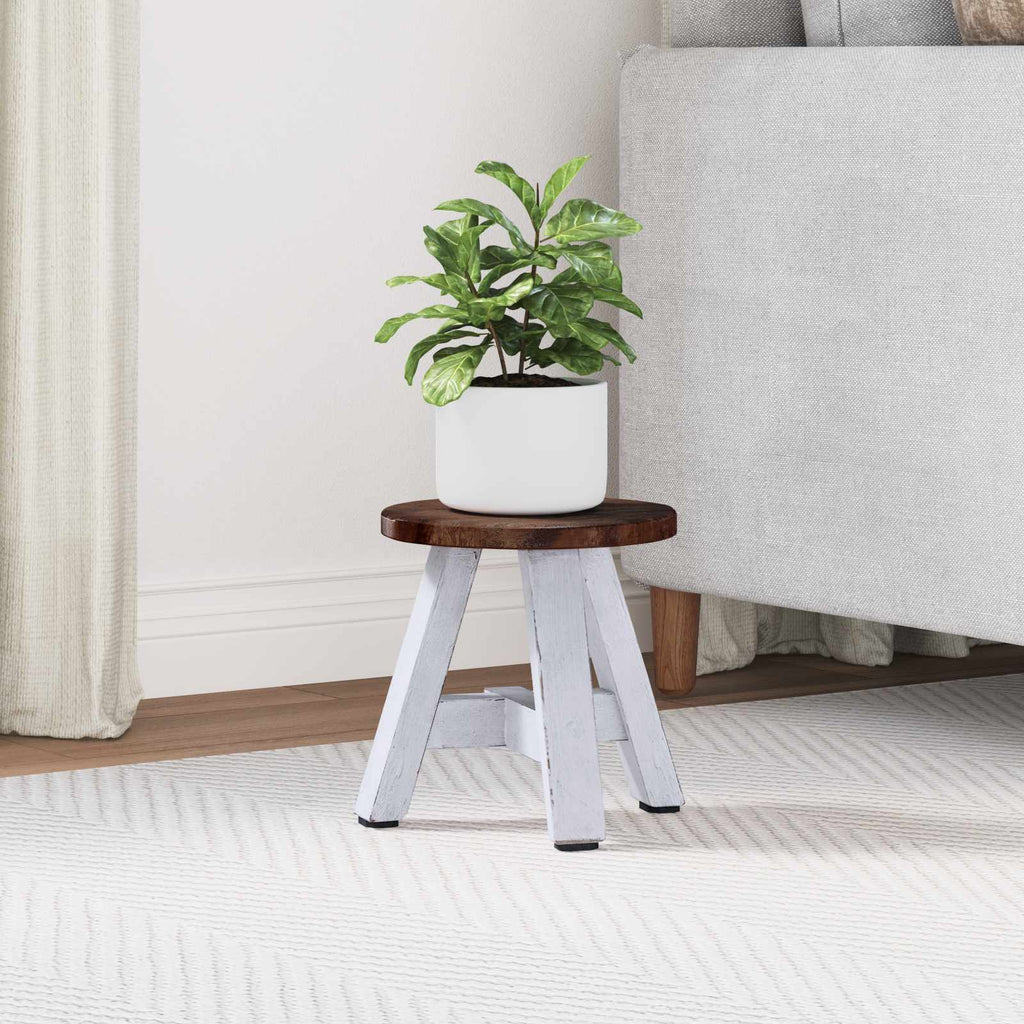 vidaXL Halka Naturalny 22 x 22 x 24 cm Drewno mahoniowe