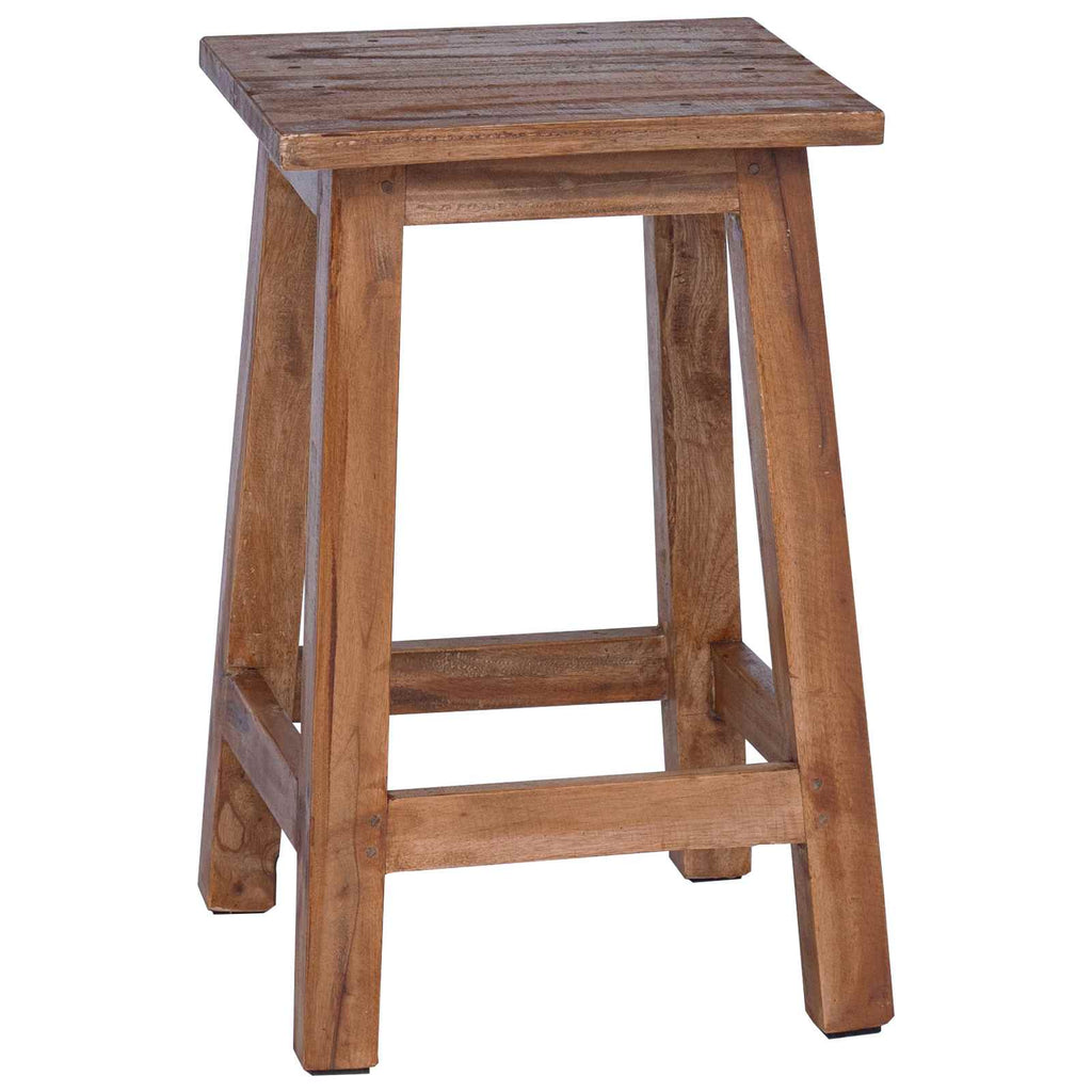 vidaXL Halka Naturalny 30 x 30 x 47 cm Drewno mahoniowe