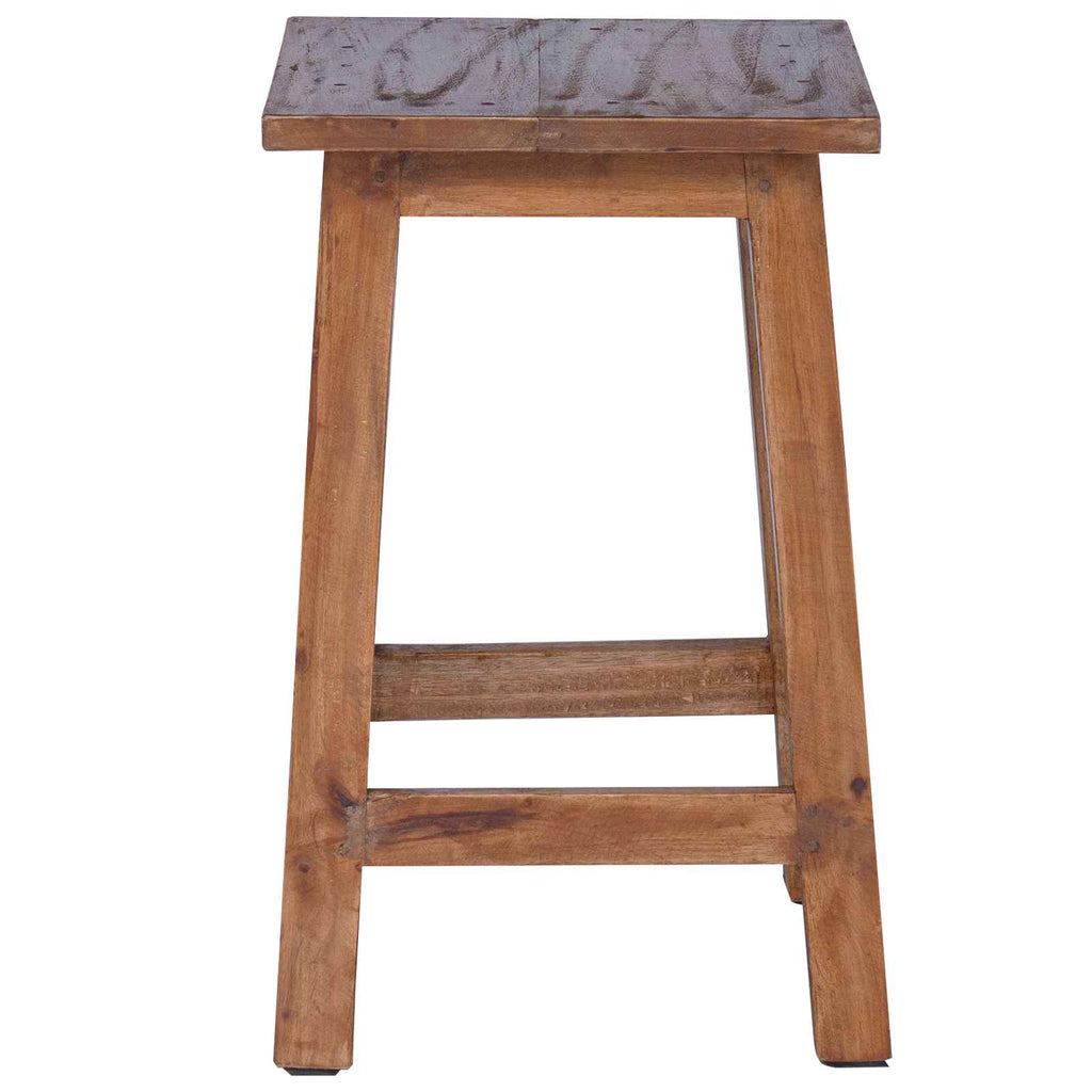 vidaXL Halka Naturalny 30 x 30 x 47 cm Drewno mahoniowe