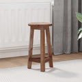 vidaXL Halka Naturalny 28 x 28 x 50 cm Drewno mahoniowe