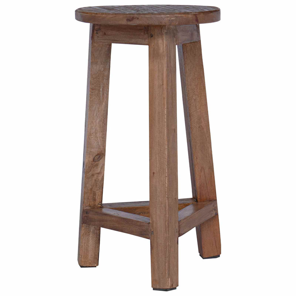 vidaXL Halka Naturalny 28 x 28 x 50 cm Drewno mahoniowe