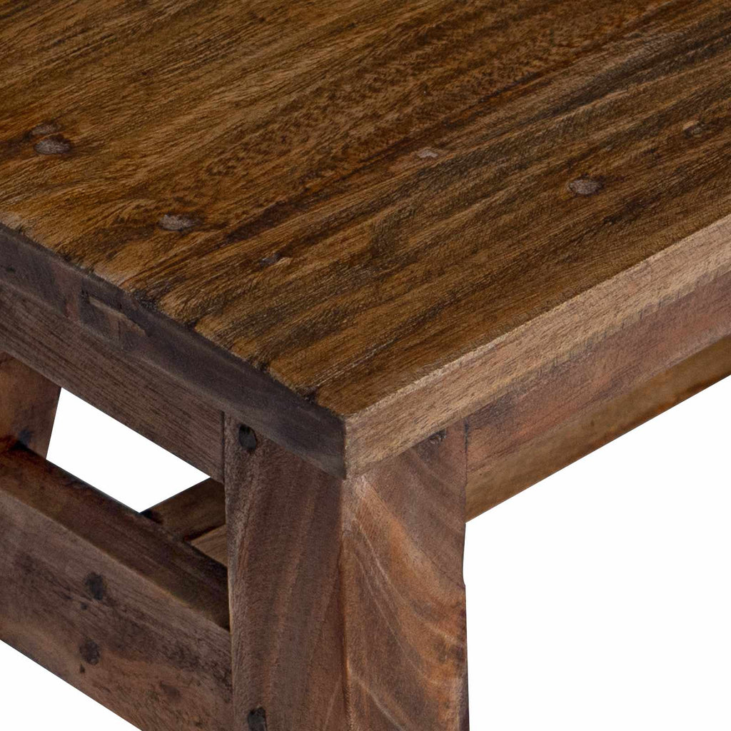vidaXL Halka Naturalny 30 x 20 x 20 cm Drewno mahoniowe