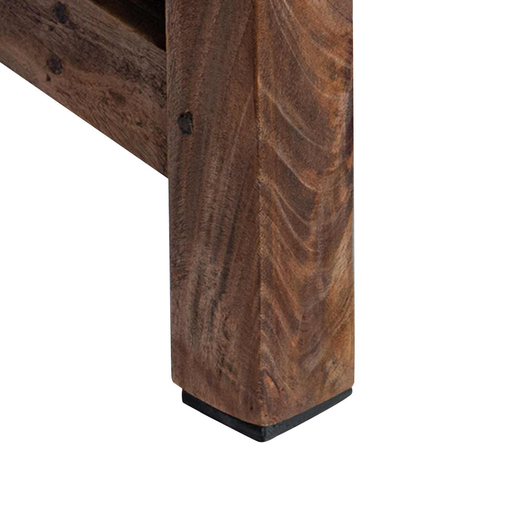 vidaXL Halka Naturalny 30 x 20 x 20 cm Drewno mahoniowe