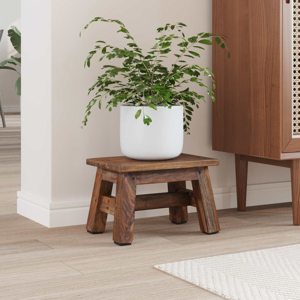 vidaXL Halka Naturalny 30 x 20 x 20 cm Drewno mahoniowe