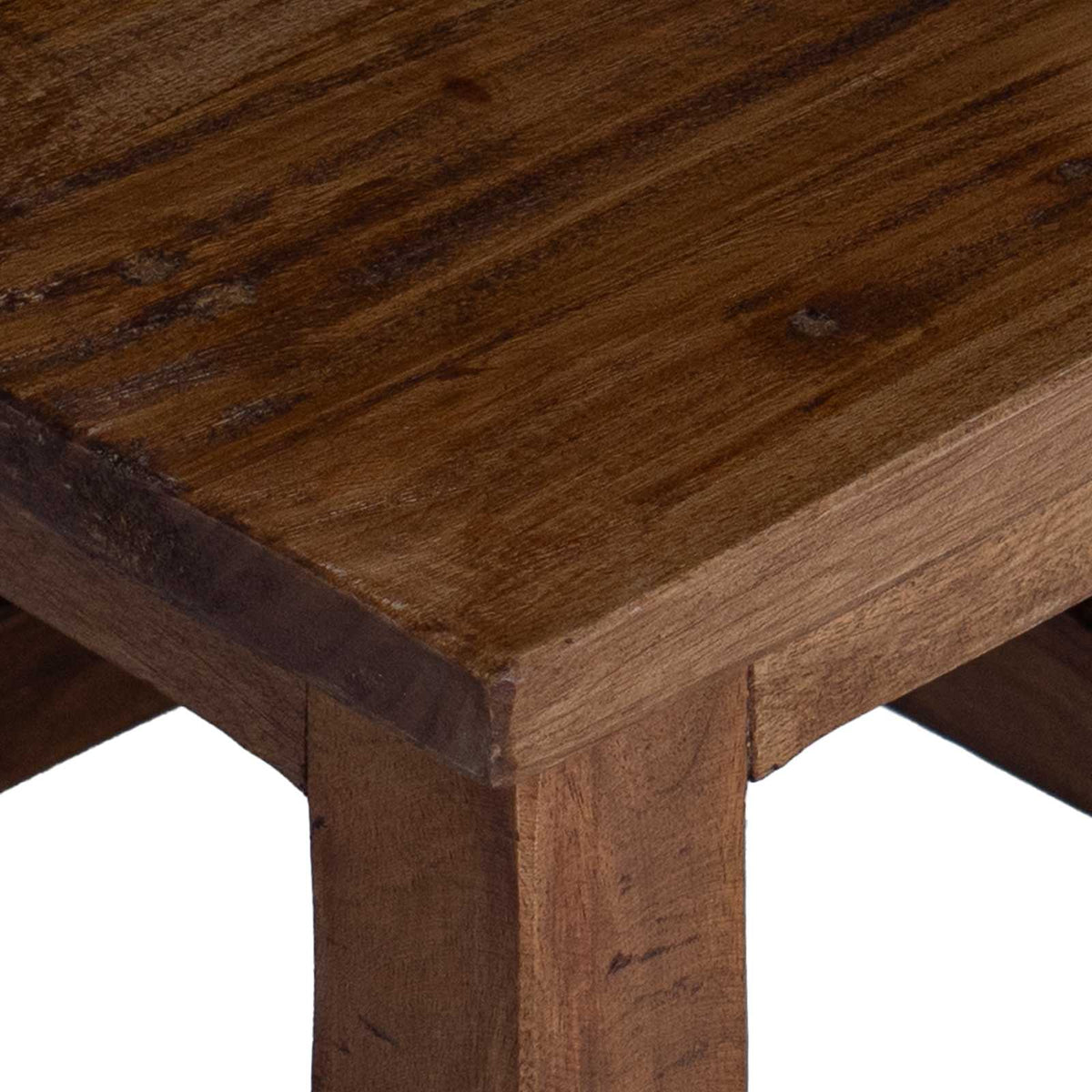 vidaXL Halka Naturalny 26 x 26 x 26 cm Drewno mahoniowe