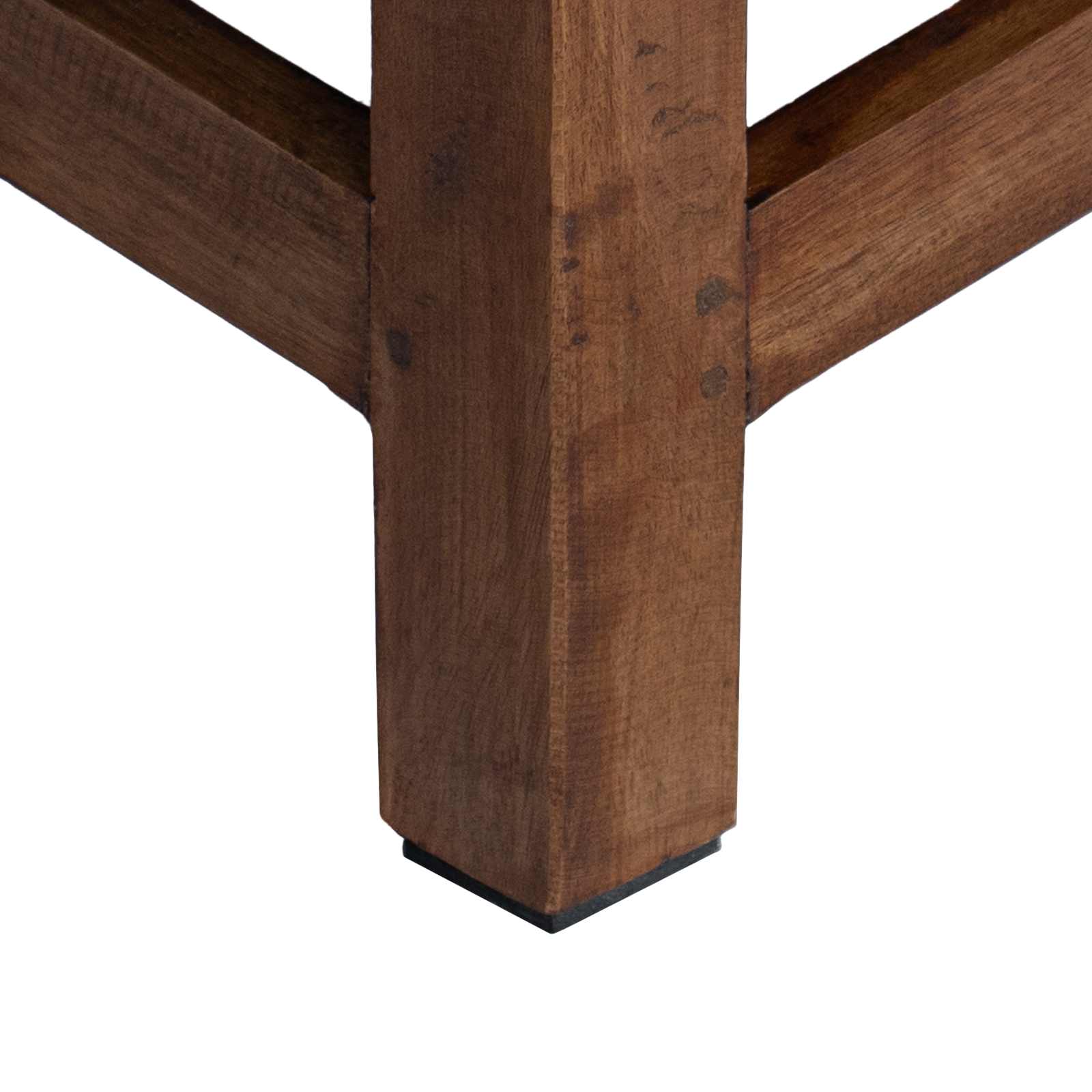 vidaXL Halka Naturalny 26 x 26 x 26 cm Drewno mahoniowe