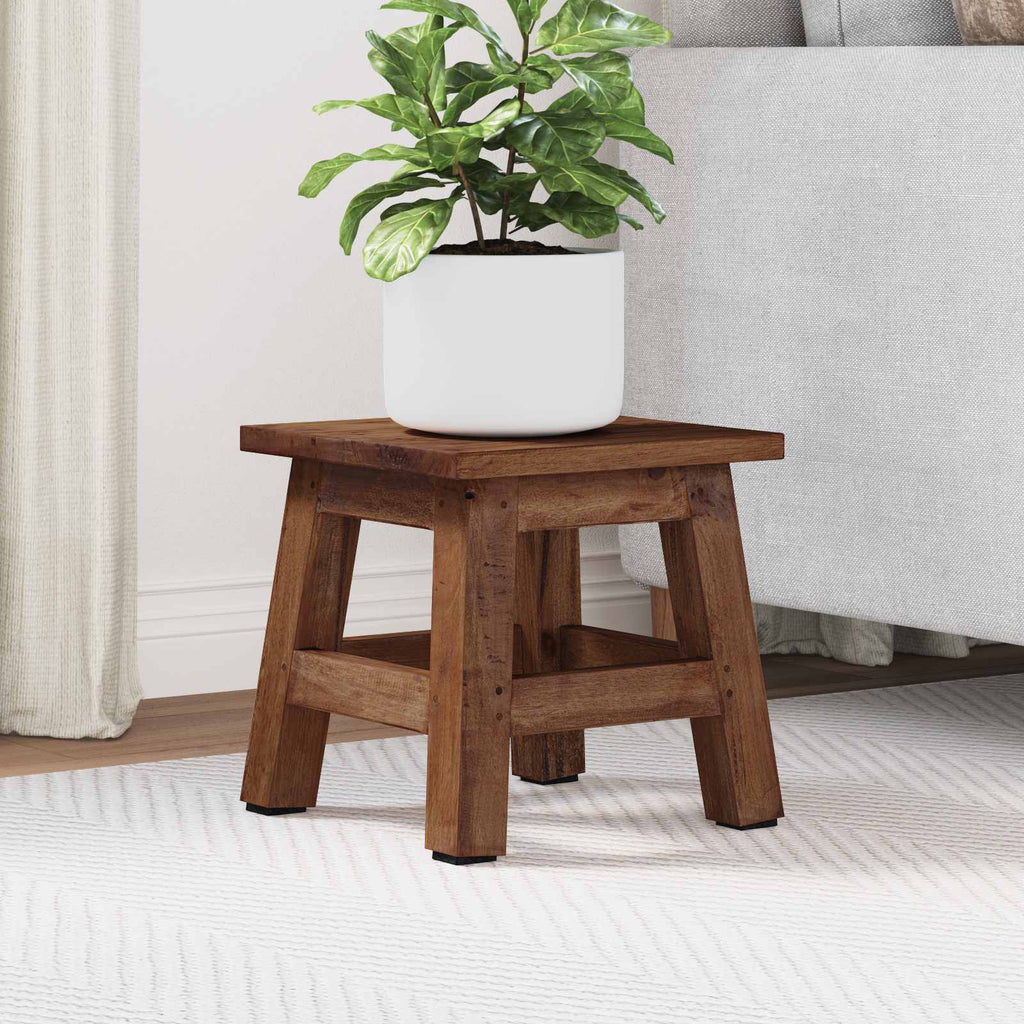 vidaXL Halka Naturalny 26 x 26 x 26 cm Drewno mahoniowe