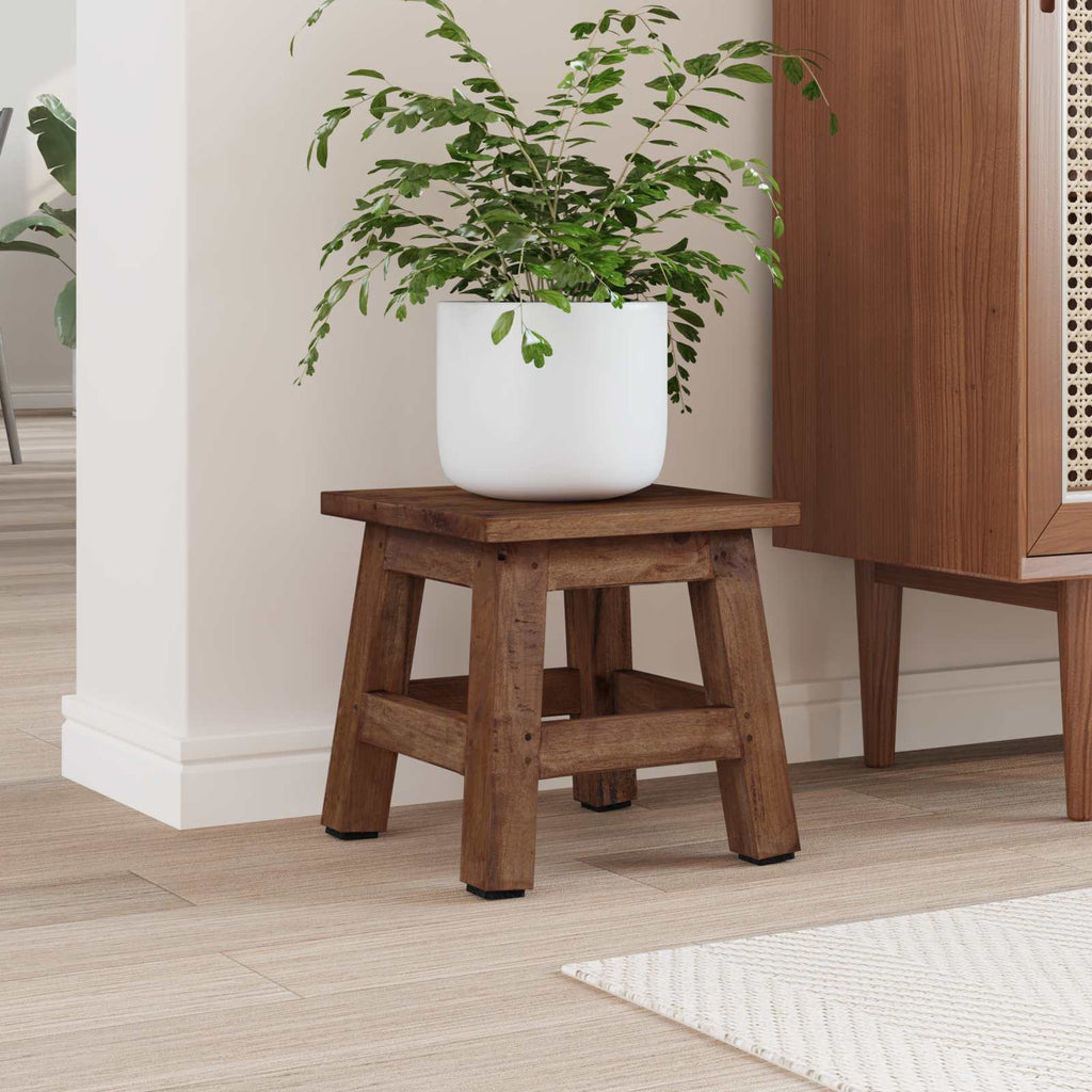 vidaXL Halka Naturalny 26 x 26 x 26 cm Drewno mahoniowe