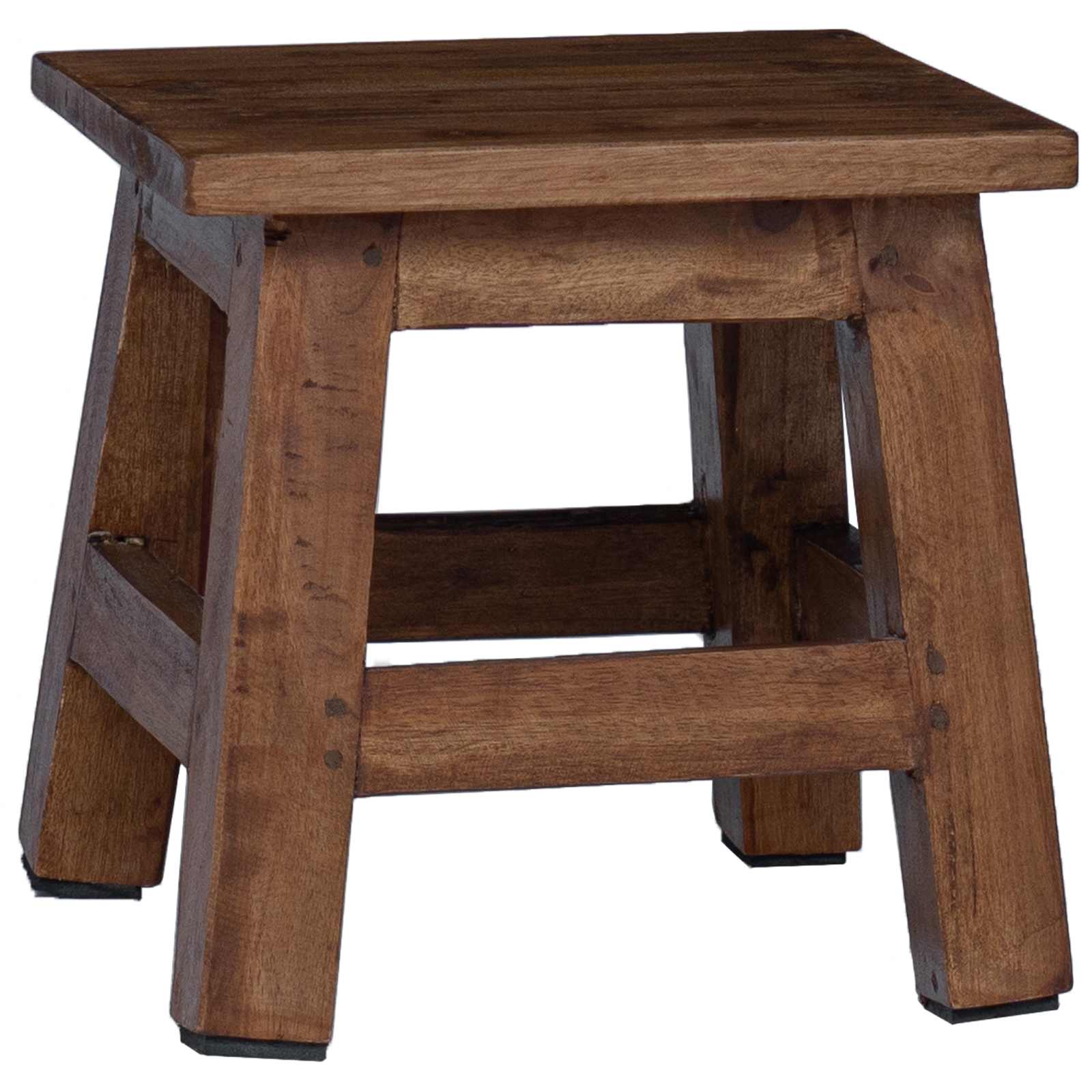 vidaXL Halka Naturalny 26 x 26 x 26 cm Drewno mahoniowe