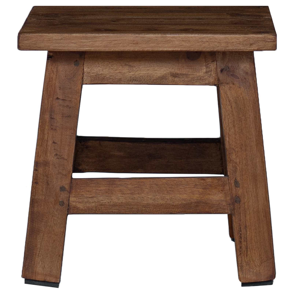 vidaXL Halka Naturalny 26 x 26 x 26 cm Drewno mahoniowe