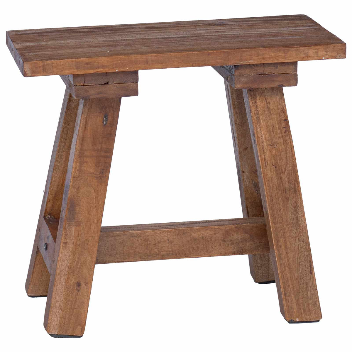 vidaXL ławka Naturalny 50,5 x 25 x 47,5 cm Lite drewno mahoniowe