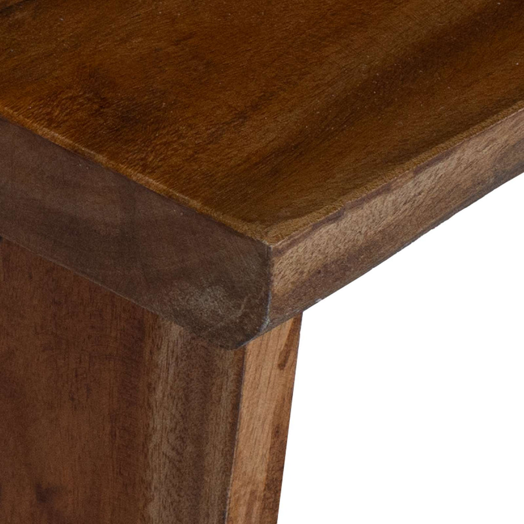 vidaXL Halka Naturalny 29 x 20 x 17 cm Drewno mahoniowe